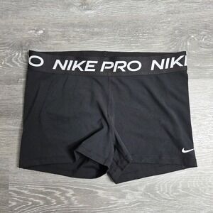 Nike Pro Womens 3" Training Compression Shorts Black - Dri-FIT - Size XL